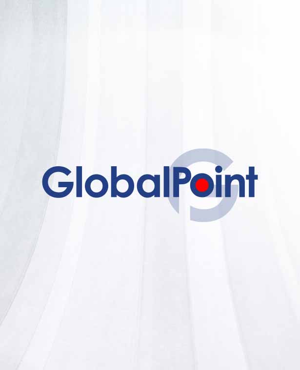 GlobalPoint logo on textured background
